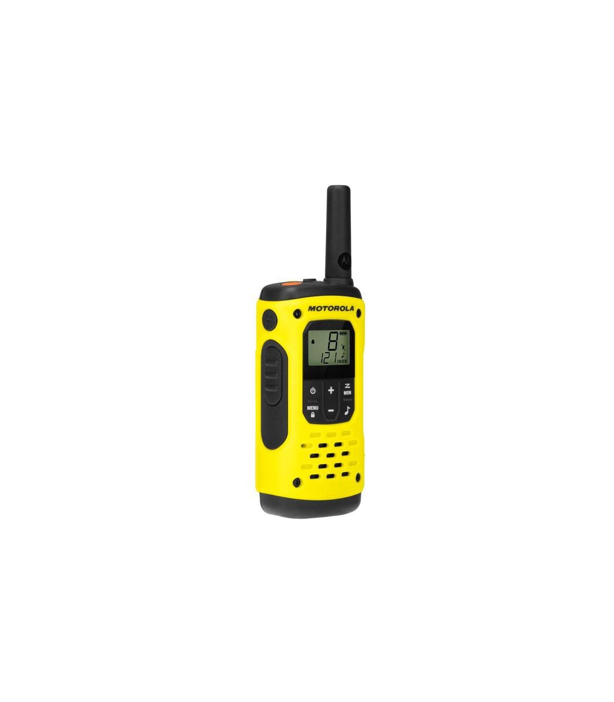 Motorola Talkabout T92 H2O two-way radios 16 canales 446.00625 - 446.19375 MHz Negro, Amarillo