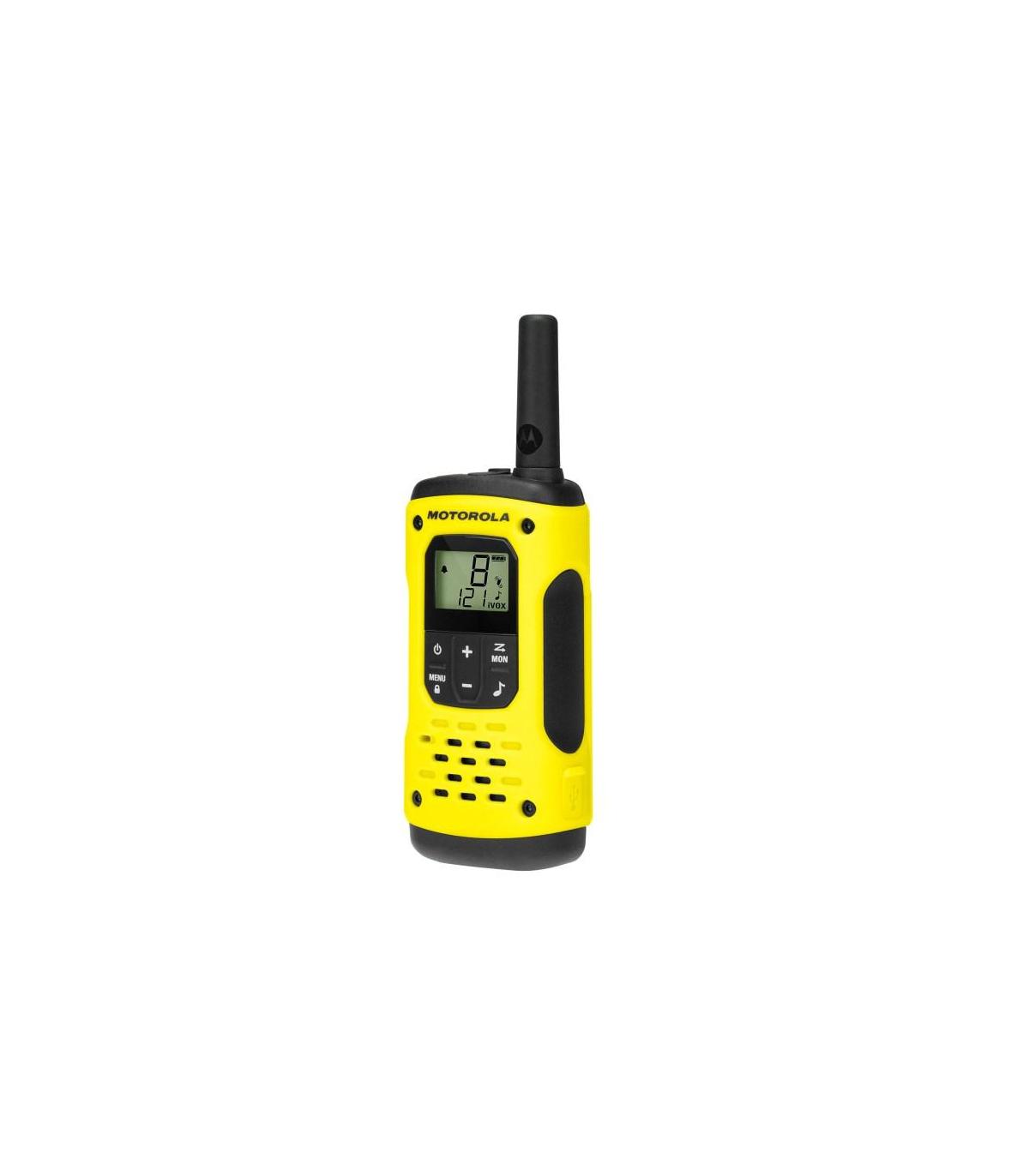 Motorola Talkabout T92 H2O two-way radios 16 canales 446.00625 - 446.19375 MHz Negro, Amarillo