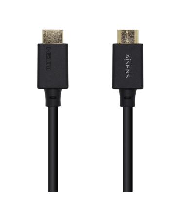 AISENS Cable HDMI V2.1 Ultra Alta Velocidad   HEC Certificado 8k@60Hz 48Gbps, A M-A M, Negro, 1.5m