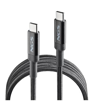 CABLE NGS CARGA RAPIDA DE USB C A USB C DE 2 M DE LONGITUD 65W
