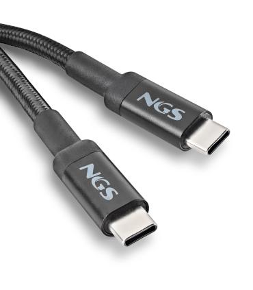 CABLE NGS CARGA RAPIDA DE USB C A USB C DE 2 M DE LONGITUD 65W
