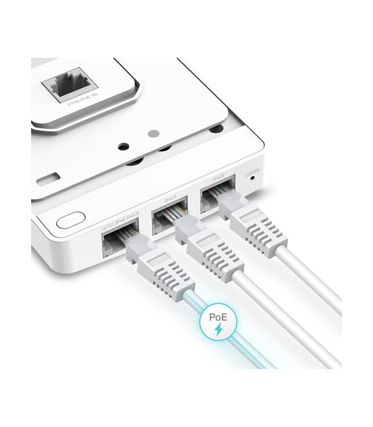 TP-Link Omada EAP235-Wall 1167 Mbit s Blanco Energía sobre Ethernet (PoE)