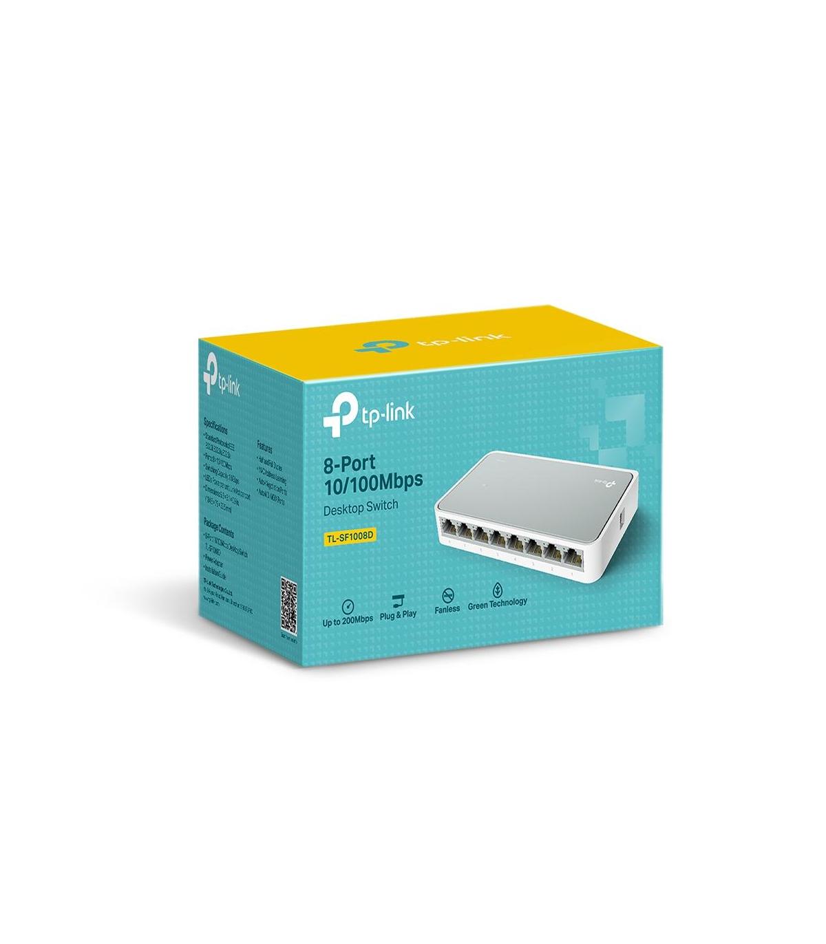 TP-Link TL-SF1008D No administrado Fast Ethernet (10 100) Blanco