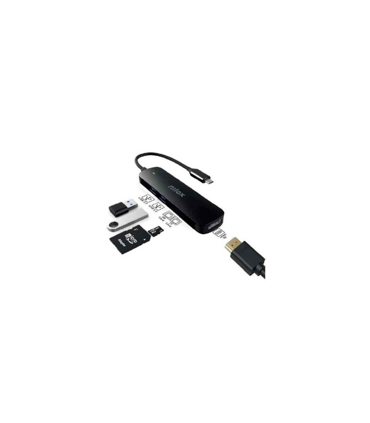 Nilox NXDSUSBC05 Adaptador USB-C 5 En 1