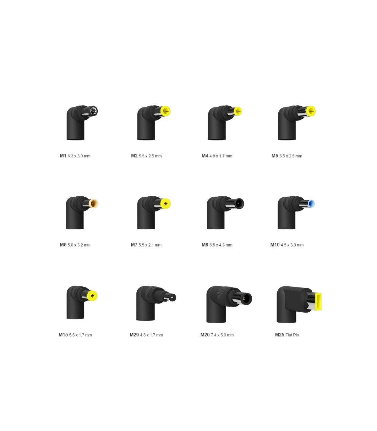 AISENS ASLC-90WAUTO-BK adaptador e inversor de corriente Interior 90 W Negro