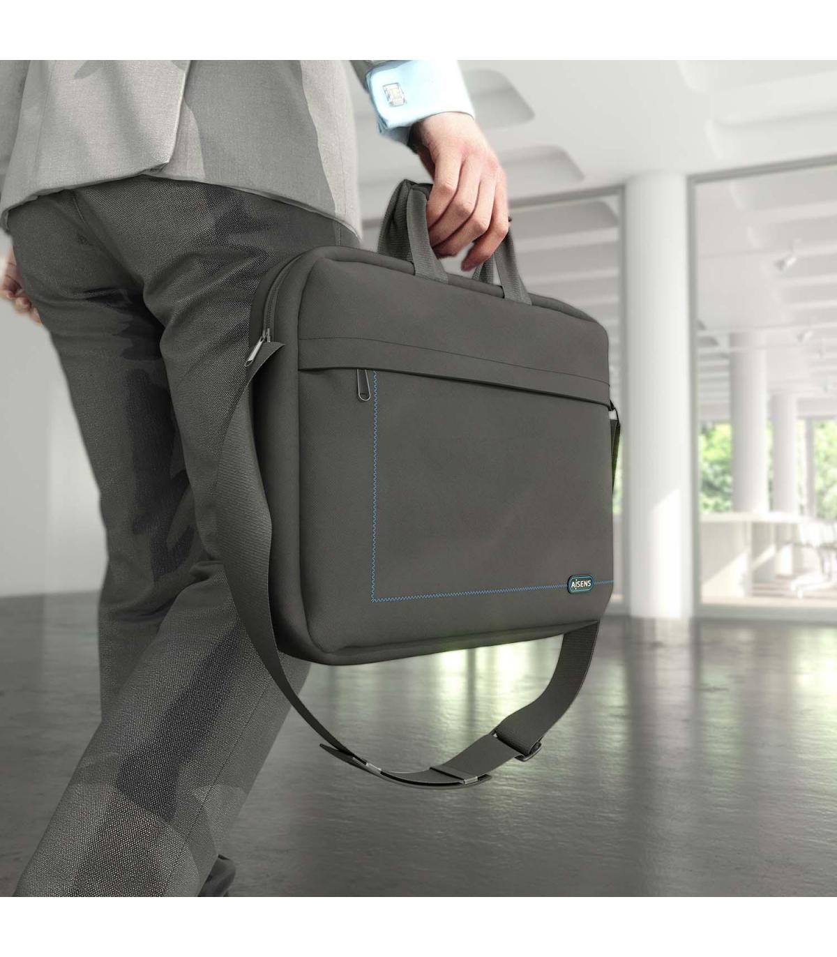 AISENS Maletin para portatil 15.6, Negro