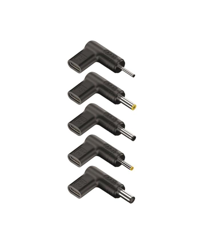 Pack 5 Clavijas Para Porttil Asus NGS BUD-AS  DC - USB Tipo-C