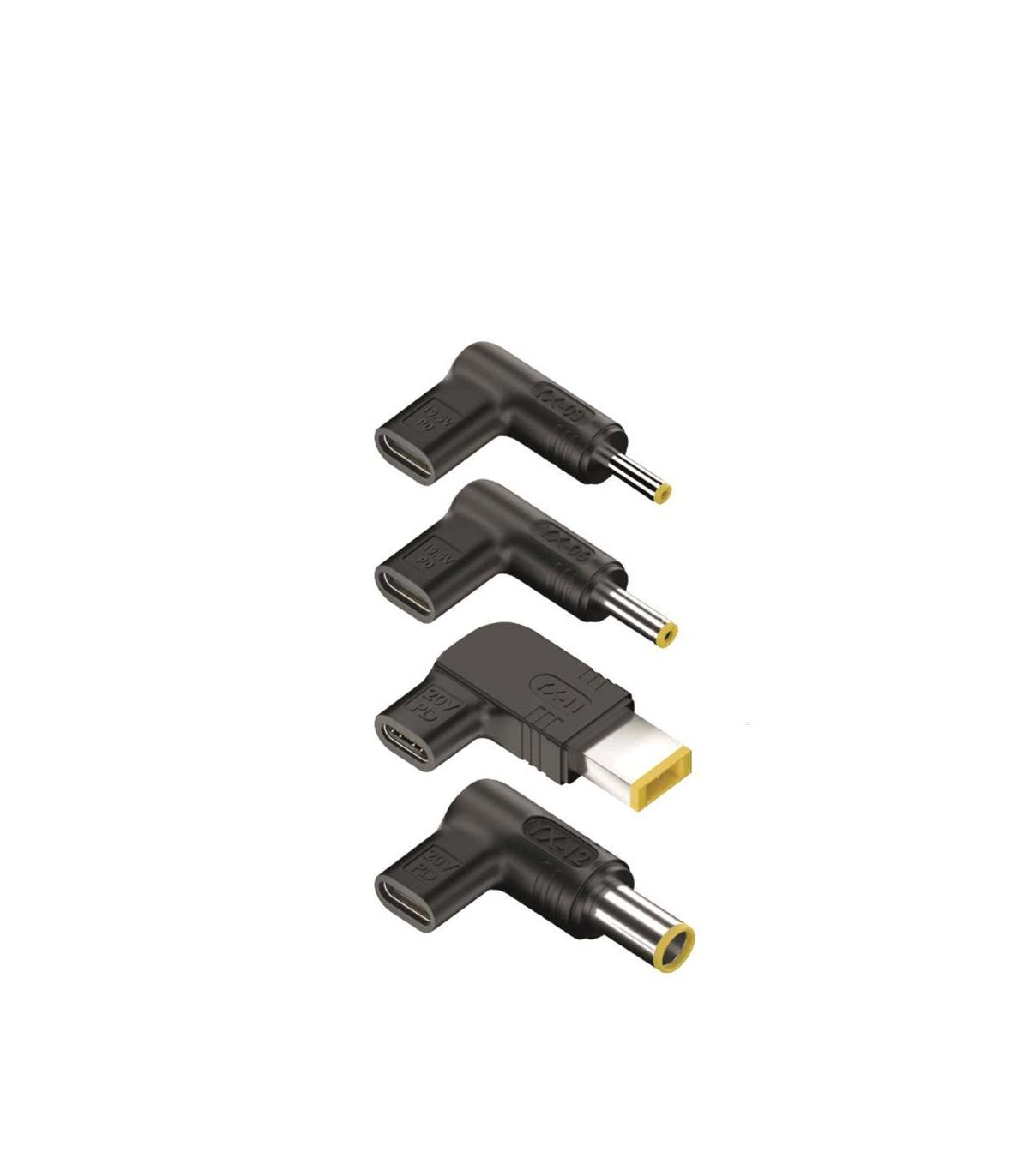 Pack 4 Clavijas Para Porttil Lenovo NGS BUD-L  DC - USB Tipo-C