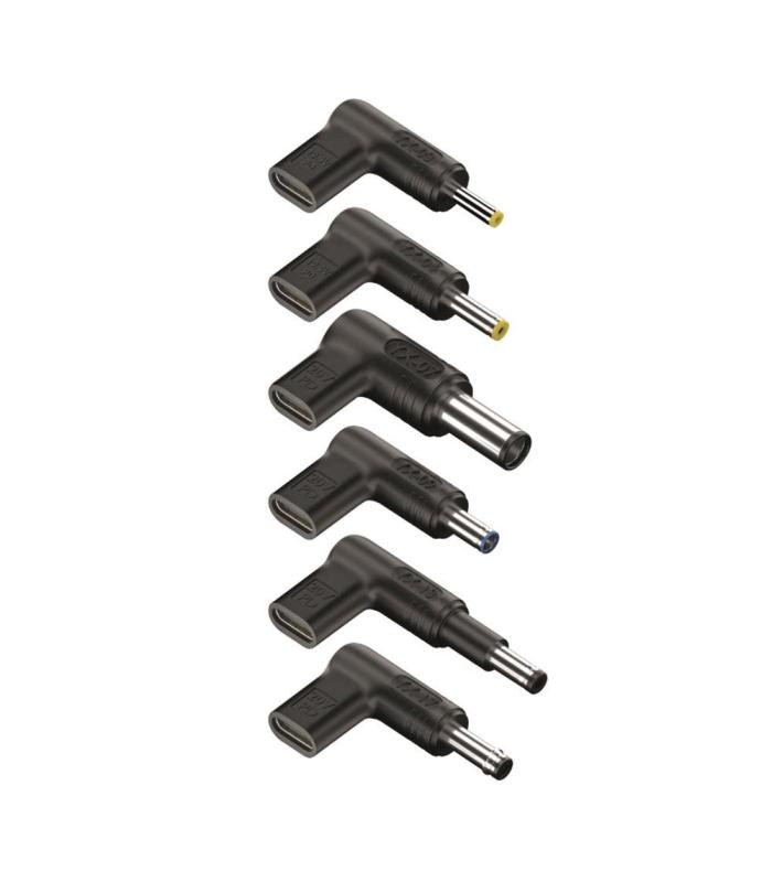Pack 6 Clavijas Para Porttil HP NGS BUD-H  DC - USB Tipo-C
