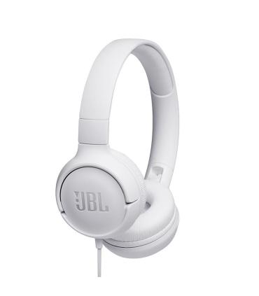 Auriculares JBL Tune 500  Con Micrfono  Jack 3.5  Blancos