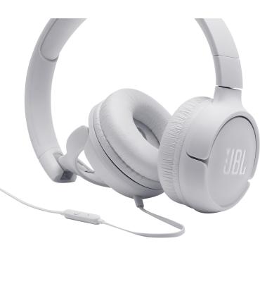 Auriculares JBL Tune 500  Con Micrfono  Jack 3.5  Blancos