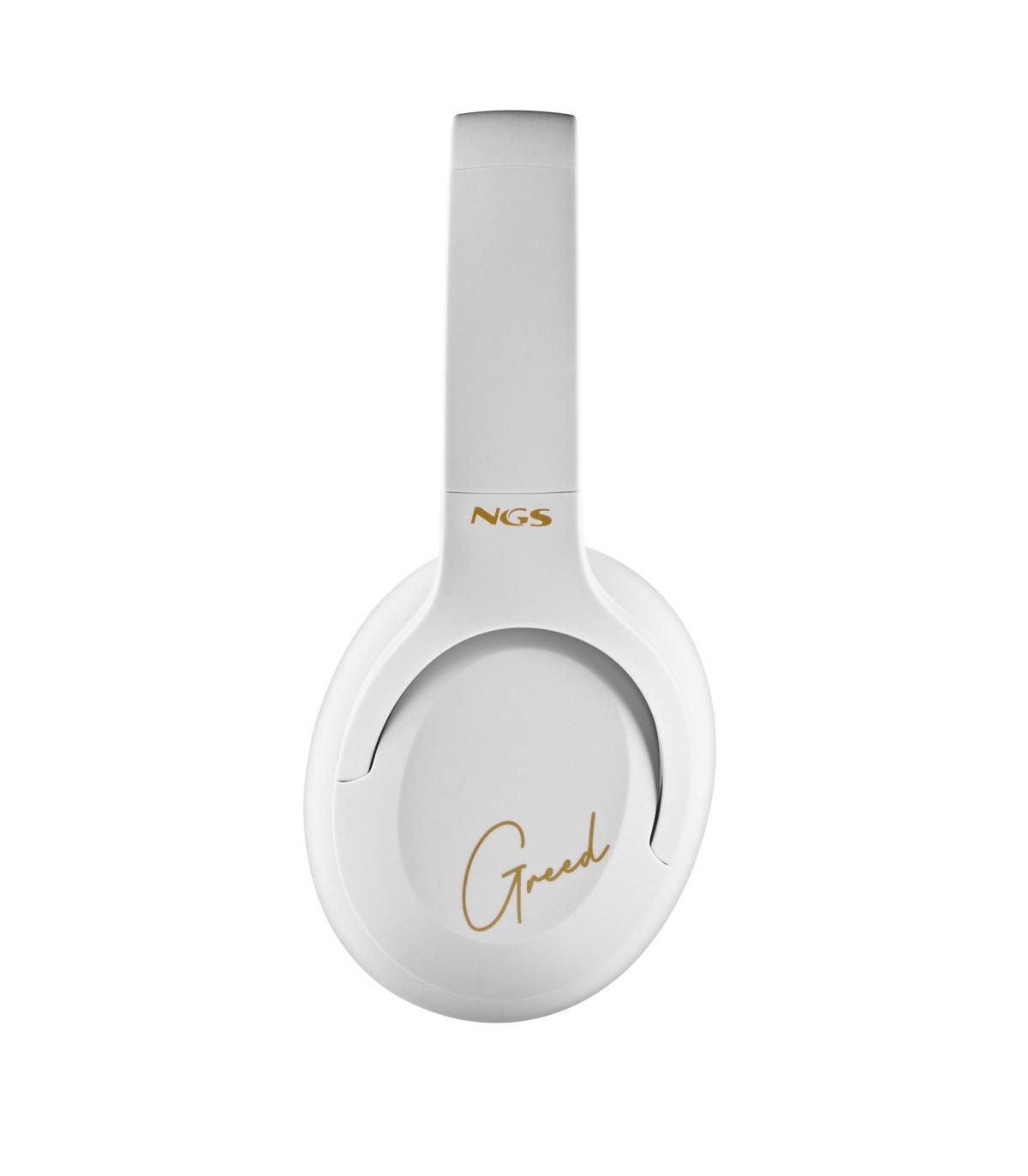 Auriculares Inalmbricos NGS Artica Greed  Con Micrfono  Bluetooth  Blancos