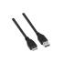 AISENS A105-0043 cable USB USB 3.2 Gen 1 (3.1 Gen 1) 1 m USB A Micro-USB B Negro
