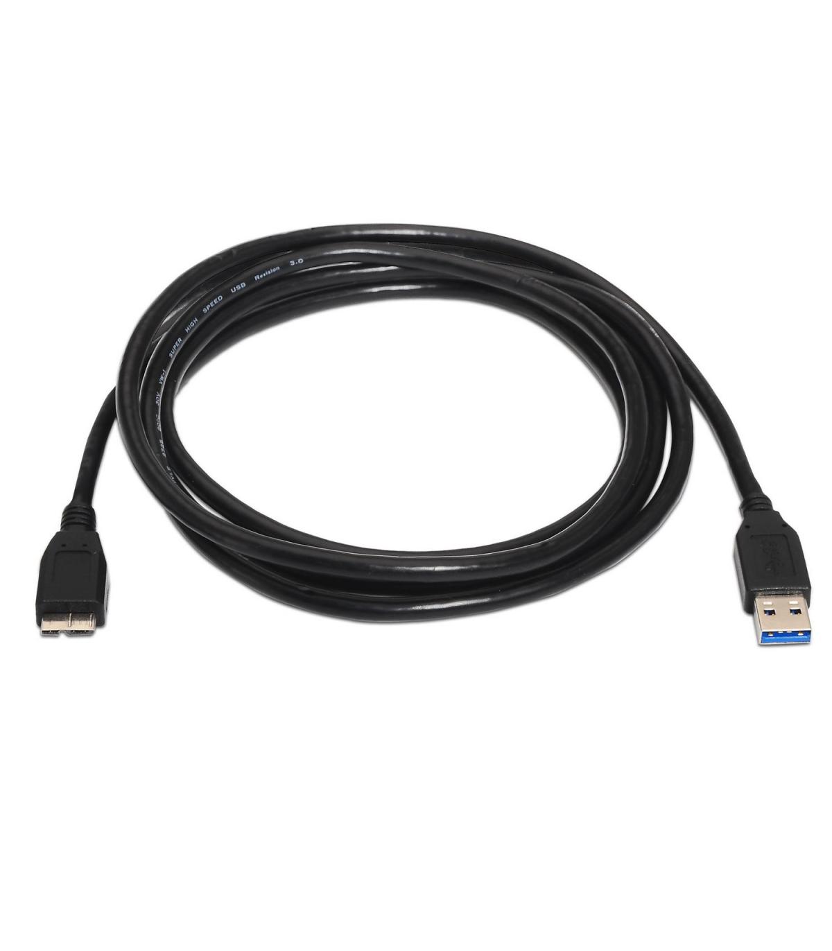 AISENS A105-0043 cable USB USB 3.2 Gen 1 (3.1 Gen 1) 1 m USB A Micro-USB B Negro