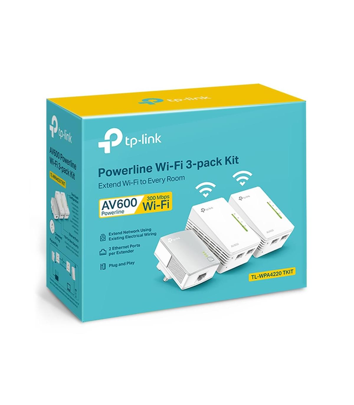 TP-Link TL-WPA4220T KIT Repetidor de red Blanco 10, 100 Mbit s