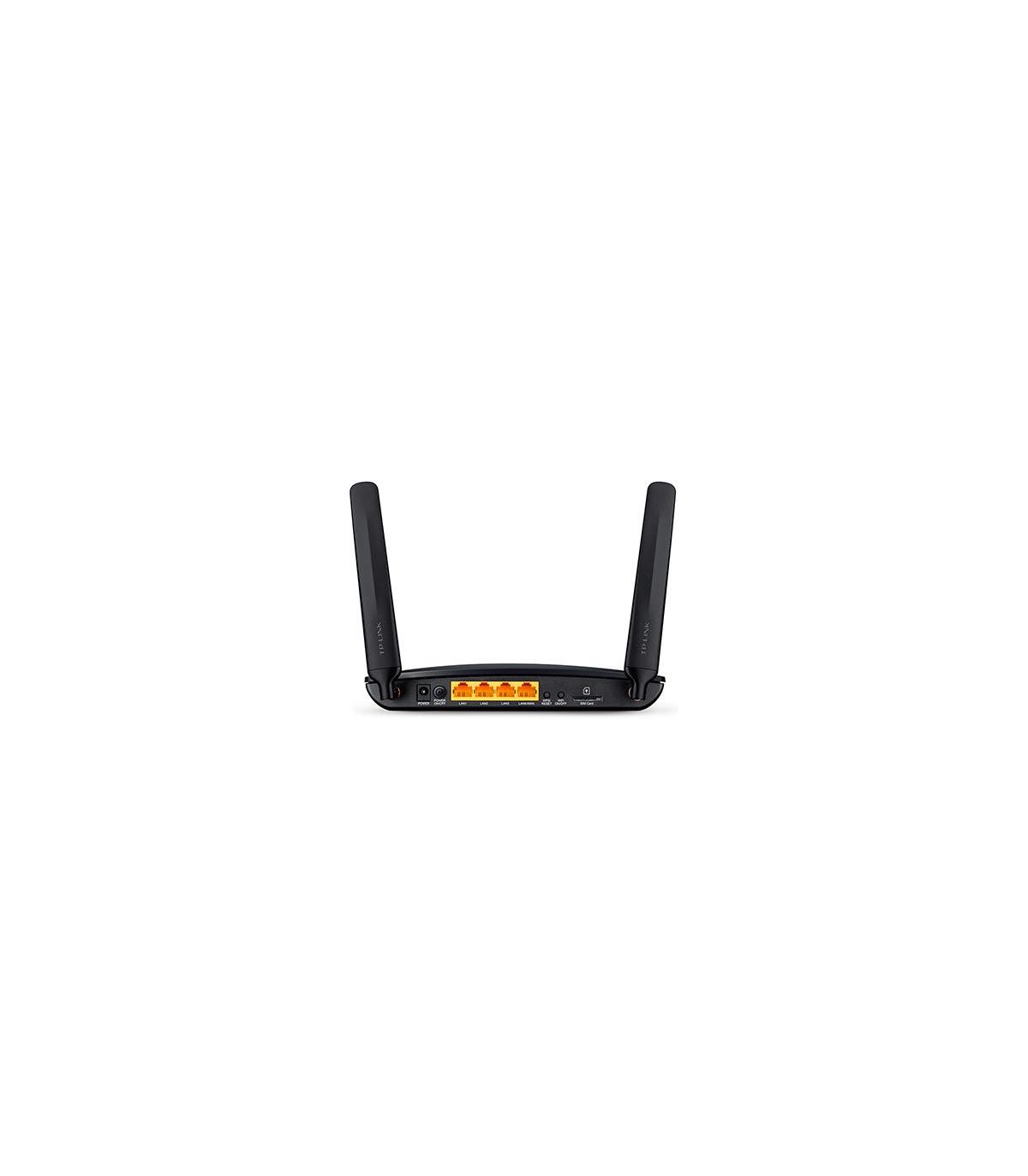 TP-Link TL-MR6400 router inalámbrico Ethernet rápido Banda única (2,4 GHz) 4G Negro