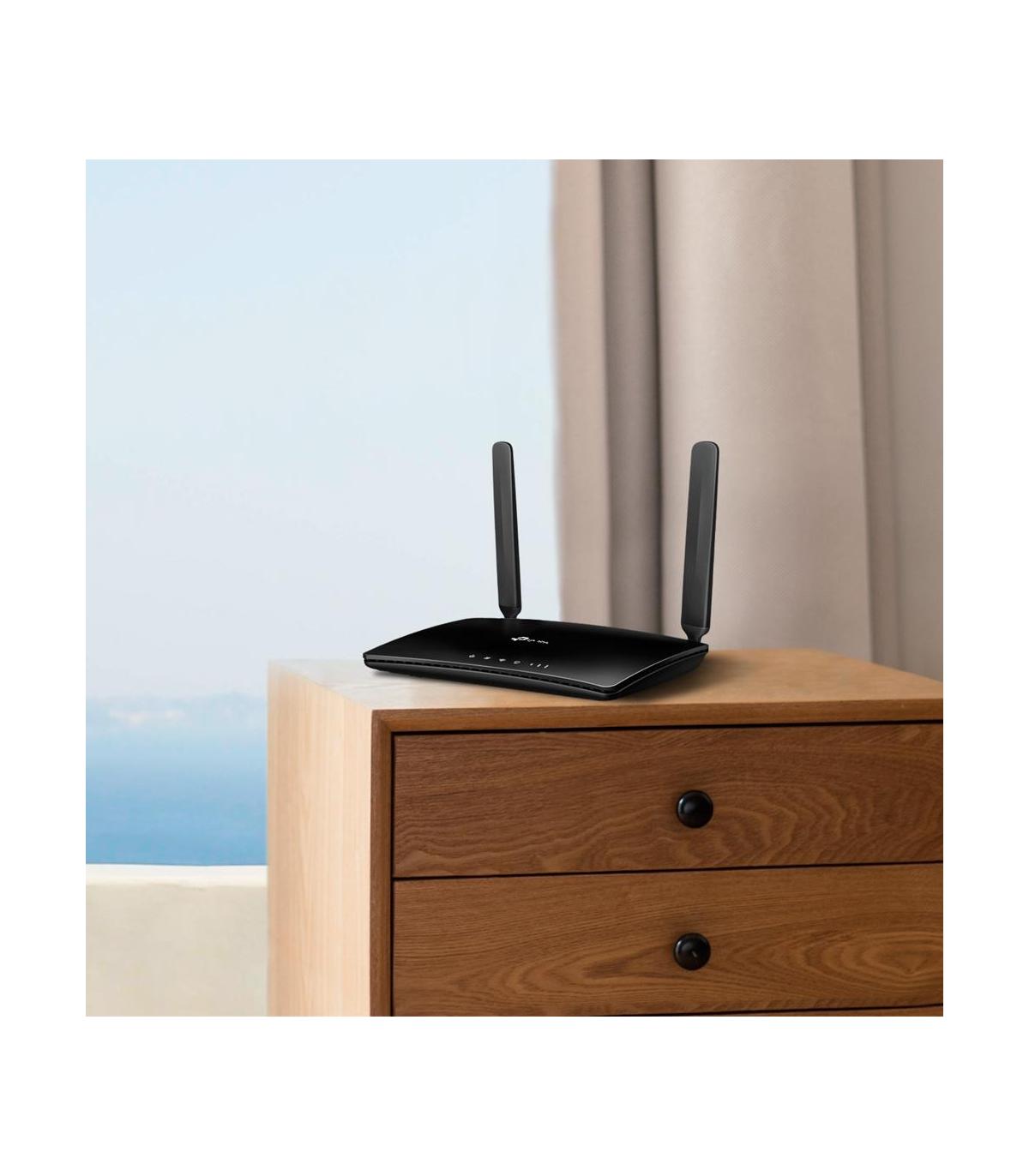 TP-Link TL-MR6400 router inalámbrico Ethernet rápido Banda única (2,4 GHz) 4G Negro