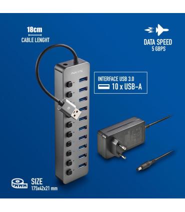 Hub USB NGS IHUB10   10xUSB 3.0