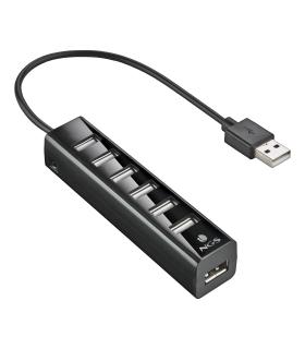 Hub USB 2.0 Con Alimentacin Externa NGS IHUB7 Tiny  7xUSB