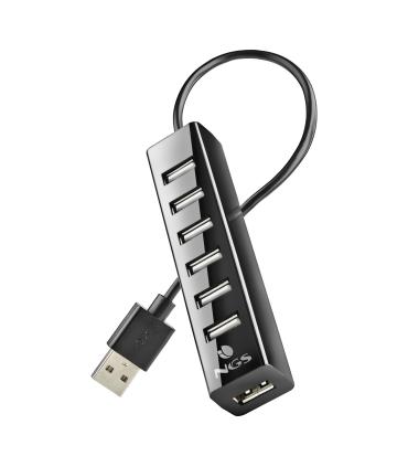 Hub USB 2.0 Con Alimentacin Externa NGS IHUB7 Tiny  7xUSB