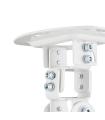 AISENS Soporte Universal Giratorio, Inclinable de Techo para Proyector 13.5Kg, Blanco