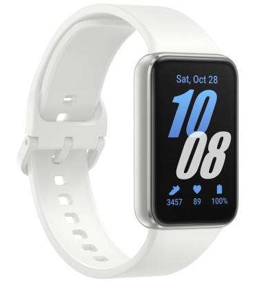 Samsung Galaxy Fit3 4,06 cm (1.6") AMOLED 40 mm Digital 256 x 402 Pixeles Pantalla táctil Plata