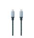 Nanocable Cable USB 3.1 Gen2 10Gbps 5A, 4K 60Hz, USB-C M-USB-C M, Gris Negro, 1.5 m