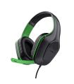 Trust GXT 415X ZIROX Auriculares Alámbrico Diadema Juego Negro, Verde