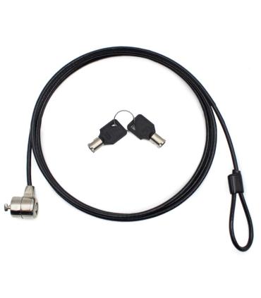 Nilox Cable De Seguridad Doble Llave 1.8 M, Negro