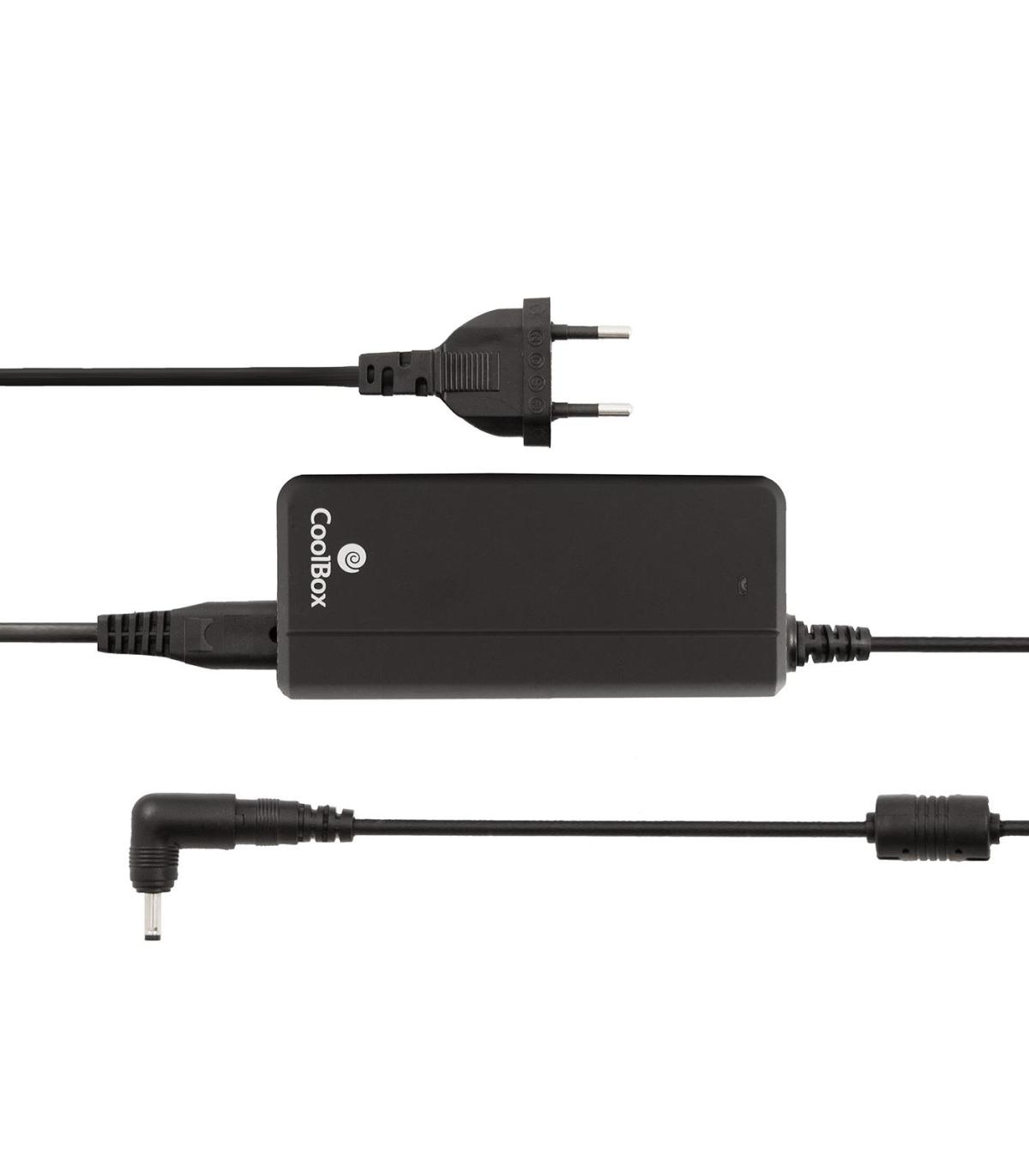 CoolBox FALCOONB90U adaptador e inversor de corriente Interior 90 W Negro