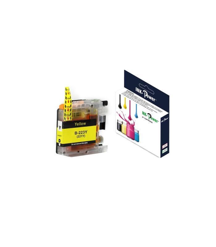 INK-POWER CARTUCHO COMP. BROTHER LC223Y AMARILLO  9 ML