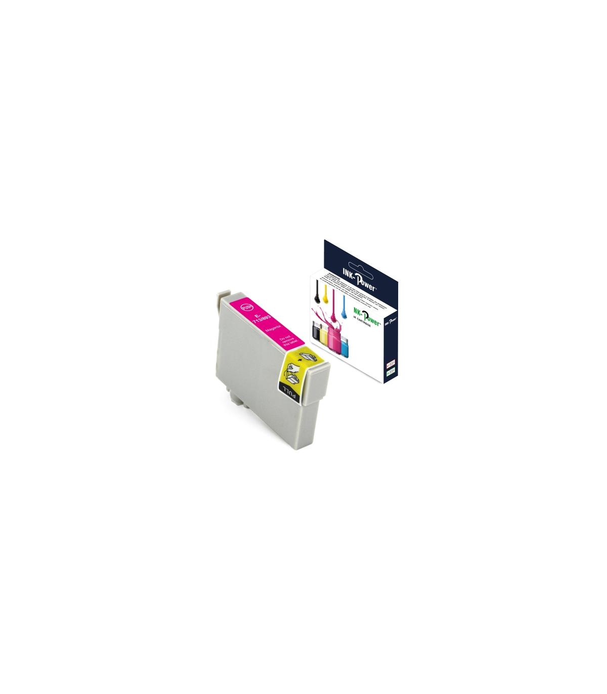 INK-POWER CARTUCHO COMP. EPSON T0713/893 MAGENTA C13T07134010/C13T08934010 13 ML