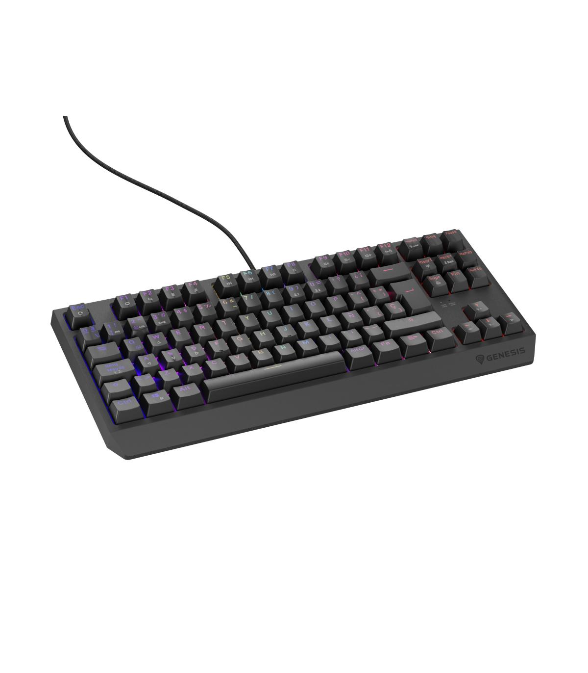 GENESIS Thor 230 TKL teclado Juego USB QWERTY Español Negro