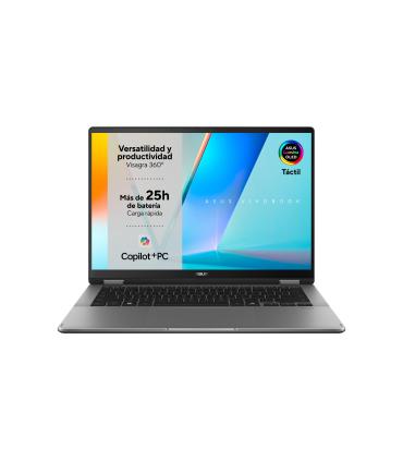 ASUS Vivobook 14 Flip OLED TP3407SA-QL064W Copilot+ PC - Ordenador Portátil 14" WUXGA (Intel Core Ultra 7 258V, 32GB RAM, 1TB