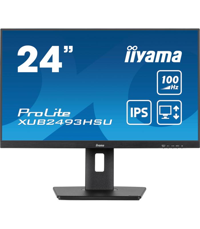 iiyama XUB2493HSU-B7 pantalla para PC 60,5 cm (23.8") 1920 x 1080 Pixeles Full HD LED Negro
