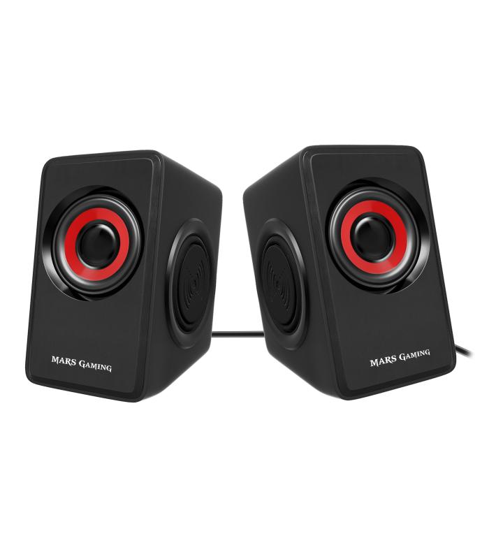 Altavoces Mars Gaming MS1  10W  2.0  Rojos