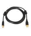 AISENS A101-0011 cable USB USB 2.0 5 m USB A USB B Negro