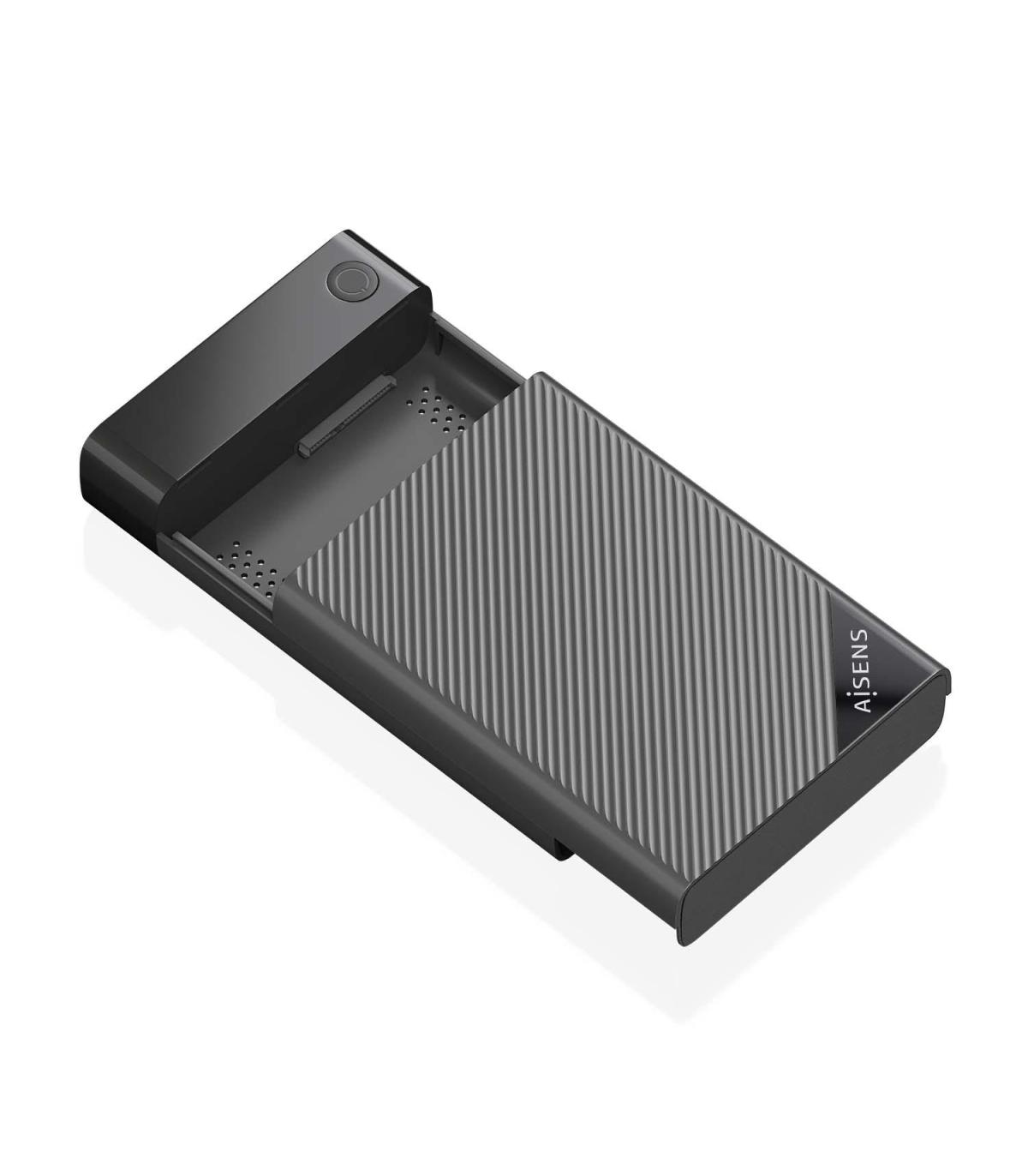 AISENS Caja Externa 3.5" ASE-3529B SATA A USB 3.0 USB3.1 Gen1, Negra