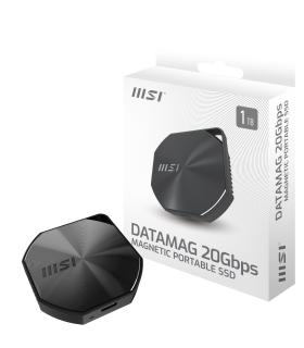 MSI DATAMAG 20GBPS 2TB unidad externa de estado sólido USB Tipo C USB 3.2 Gen 2x2 Negro