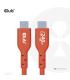 CLUB3D Cable certificado USB2 tipo C bidireccional USB-IF Datos 480 Mb, PD 240 W (48 V 5 A) EPR M M 1 m 3,23 pies