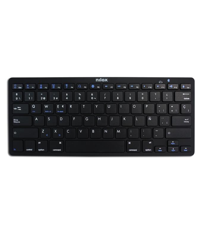 Nilox Teclado NXKB01B Bluetooh, Negro