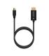 AISENS Cable Conversor Aluminio USB-C A HDMI 2.1 8k@60Hz, USB-C M-HDMI M, Negro, 2.0m