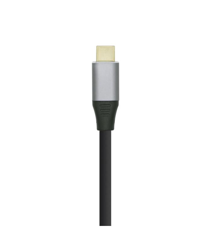 AISENS Cable conversor USB-C a HDMI 4K@60HZ, USB-C M-HDMI M, Negro, 1.8m