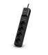 CyberPower P0420SUD0-DE limitador de tensión Negro 4 salidas AC 200 - 250 V 1,8 m