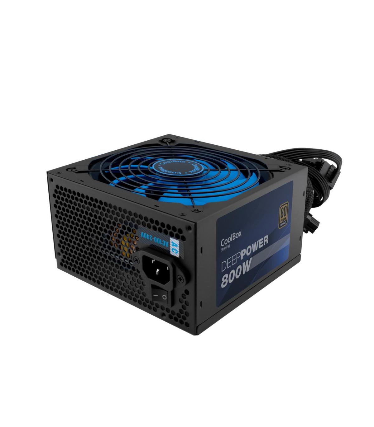 Deep Gaming DeepPower BR-800 unidad de fuente de alimentación 800 W 20+4 pin ATX ATX Negro
