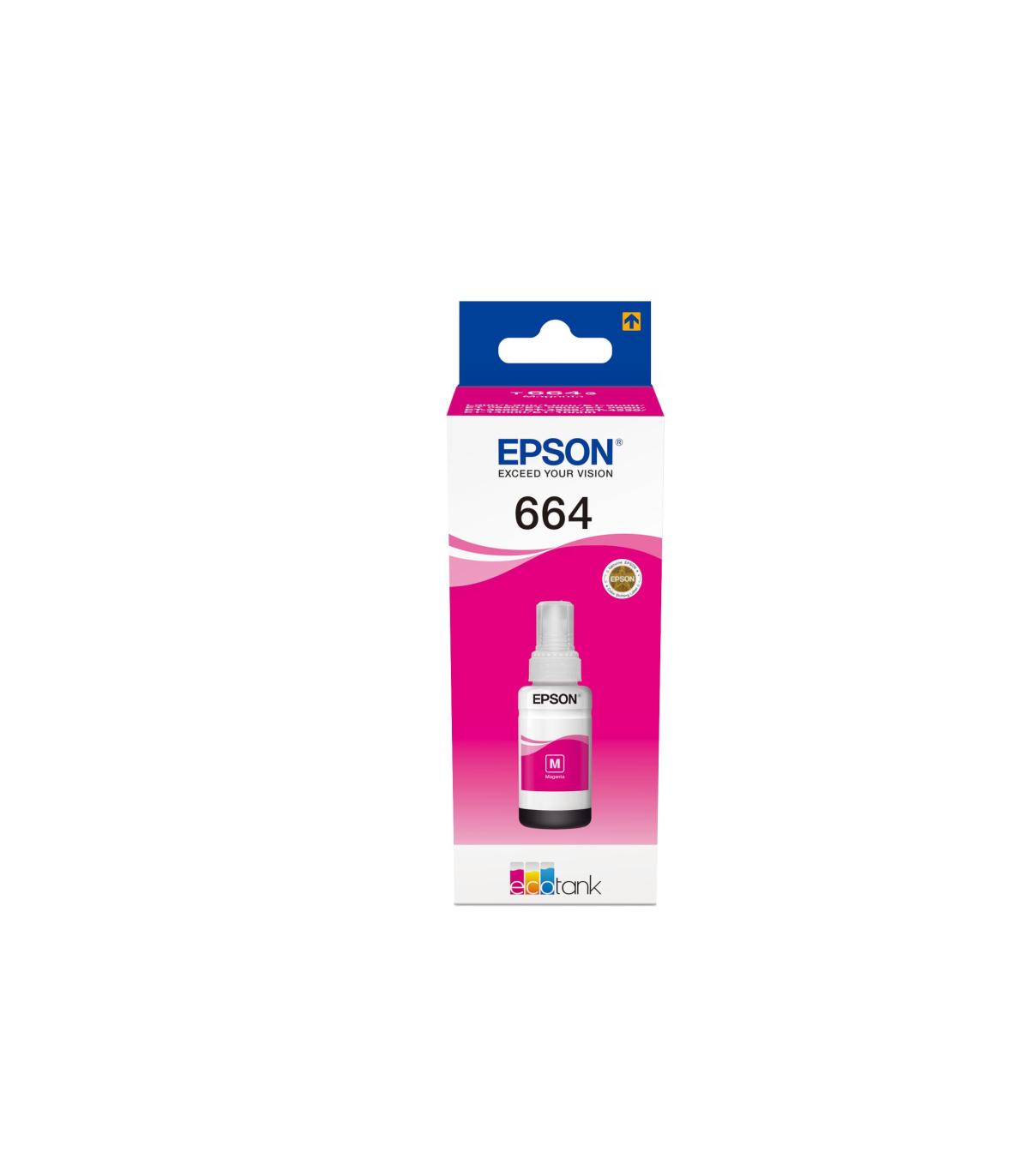 Epson 664 Ecotank Magenta ink bottle (70ml)