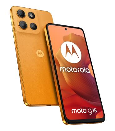 Motorola moto g15 17,1 cm (6.72") SIM doble Android 15 4G USB Tipo C 8 GB 256 GB 5200 mAh Naranja