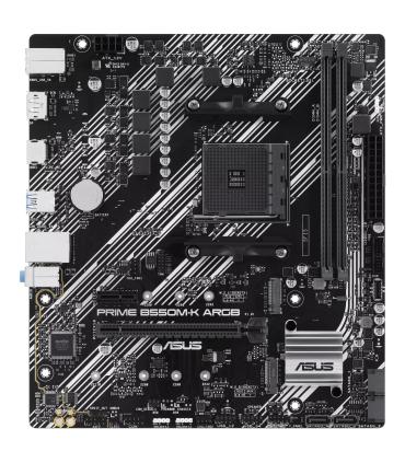 PLACA ASUS PRIME B550M-K ARGB,AMD,AM4,B550,2DDR4,64GB,DP+HDMI,GBLAN,4SATA3+2XM.2,6USB3.2,MATX