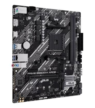 PLACA ASUS PRIME B550M-K ARGB,AMD,AM4,B550,2DDR4,64GB,DP+HDMI,GBLAN,4SATA3+2XM.2,6USB3.2,MATX