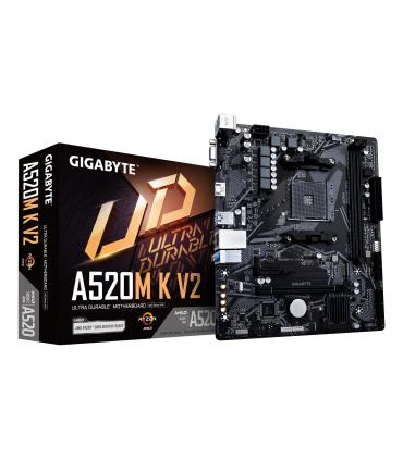 Gigabyte A520M K V2 Placa Base AMD A520 Zcalo AM4 Micro ATX